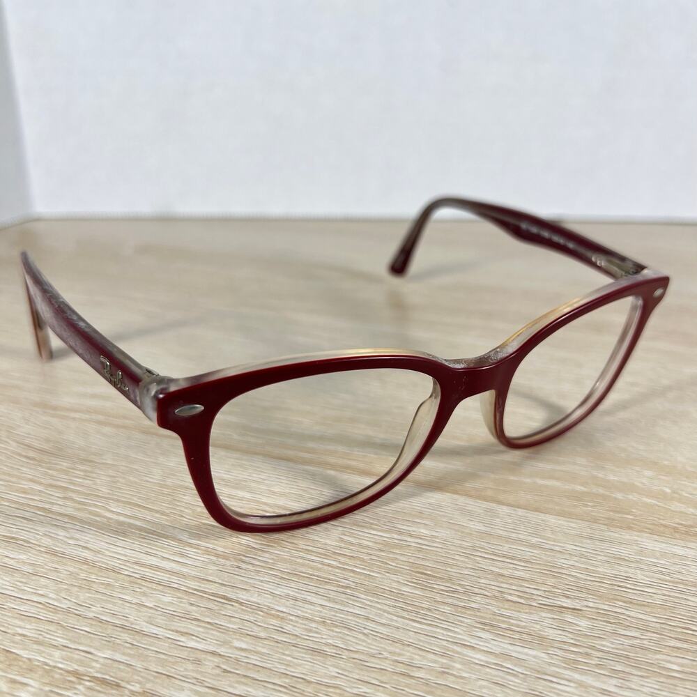 Ray-Ban RB5285 5738 Eyeglasses Red Frames Only 53-19-145 PARTS ONLY